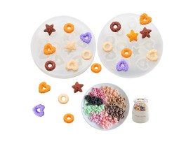 Molde silicona cereales surtidos froot loops 